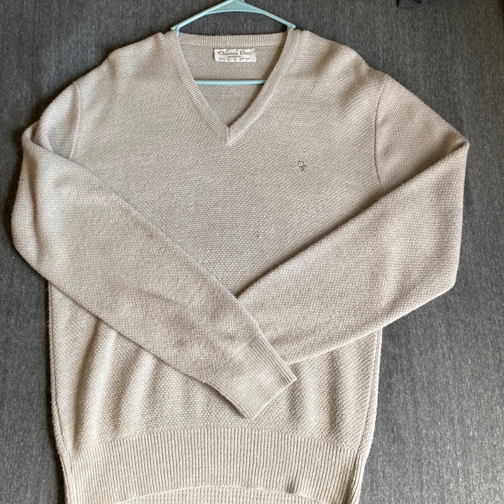 Christian Dior V-neck sweater